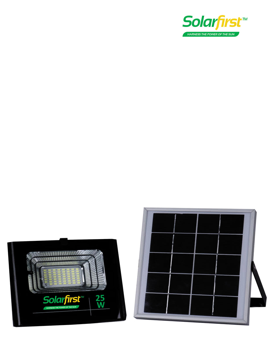 Solar Lights South Africa Solarfirst 25W Solar Standard Flood Light