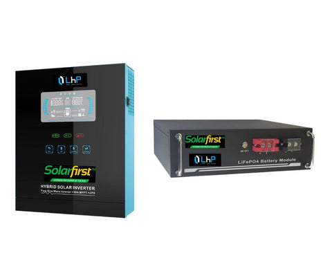 3KVA HYBRID INVERTER WITH MPPT CHARGE CONTROLLER AND WIFI PLUS LITHIUM BATTERY - SFHMBBB3KVA-WIFI LB
