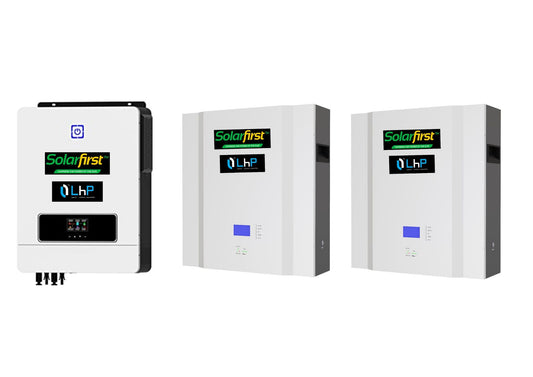 Solarfirst 10KVA HYBRID INVERTER WITH MPPT CHARGE CONTROLLER  PLUS LITHIUM BATTERY - SFHMBBB10KVALB