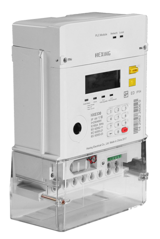 HEXING THREE PHASE PREPAID METER (No Comms) - SFHXW330