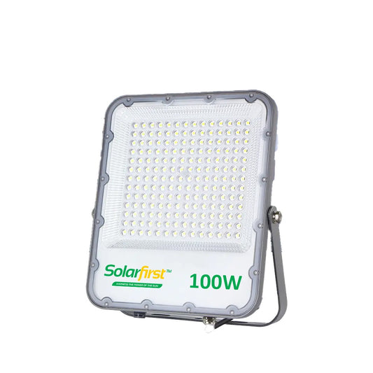 Solarfirst 100W Non-Solar Electric Energy Saver Black Silver Aluminium Floodlight - SFELS100W
