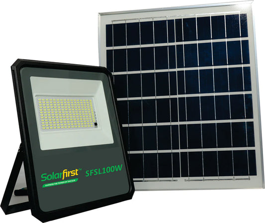 Solar 100W Security Flood Lights (Diamond Range)