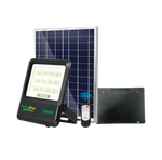200W Slim Line Black Dual Purpose Portable Solar Flood Light - SFSLBP200W