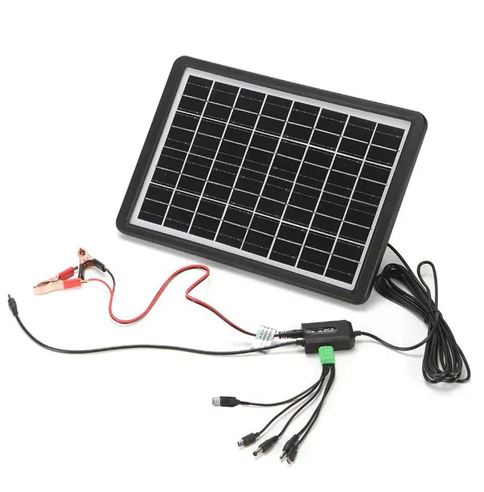Solarfirst 15W Solar Panel With Built-in USB  Phone Charger - SFSM15W-12V-GD