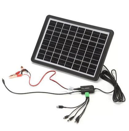 15W Solar Panel With Built-in USB  Phone Charger - SFSM15W-12V-GD