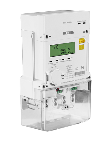 HEXING SINGLE PHASE PREPAID METER WITH G3-PLC COMMUNICATION - SFHXE130+CIUEV500