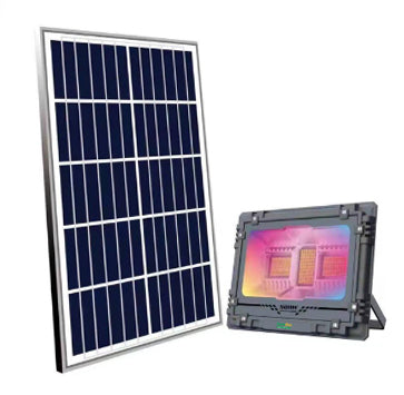 Solar Panels - 60W Solar Multi-coloured Flood Lights With Bluetooth ...